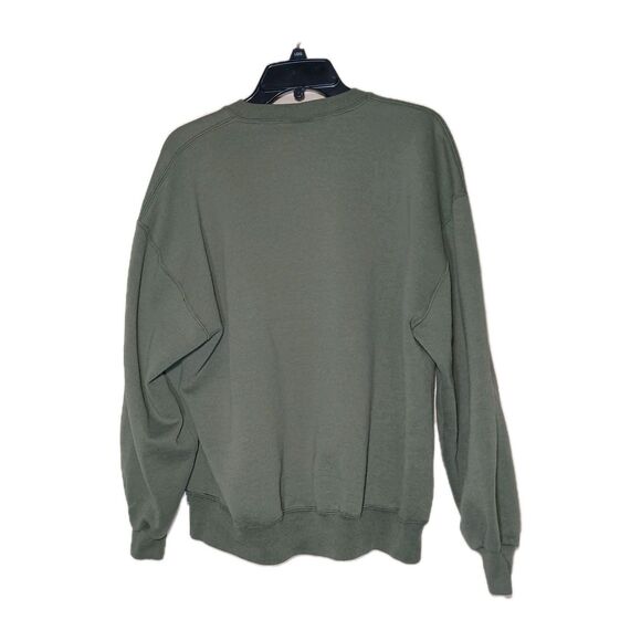 Vintage 90s BLANK RUSSELL ATHLETIC Crewneck Sweatshirt X-Large Green Made In Usa - Picture 14 of 16